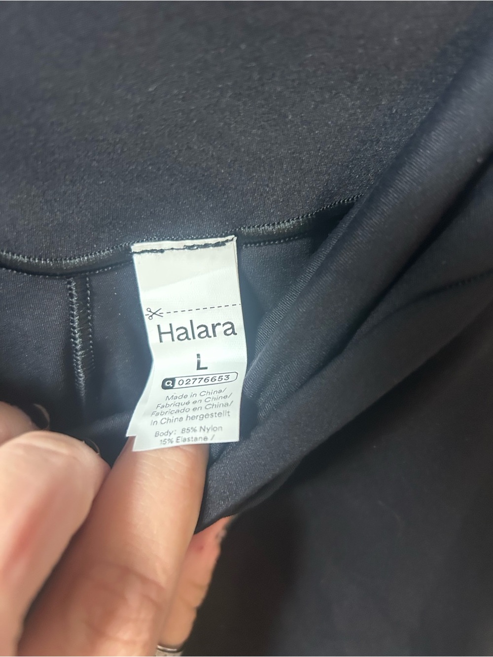 HALARA Black Capris - Women's Large nwot - Picture 7 of 14